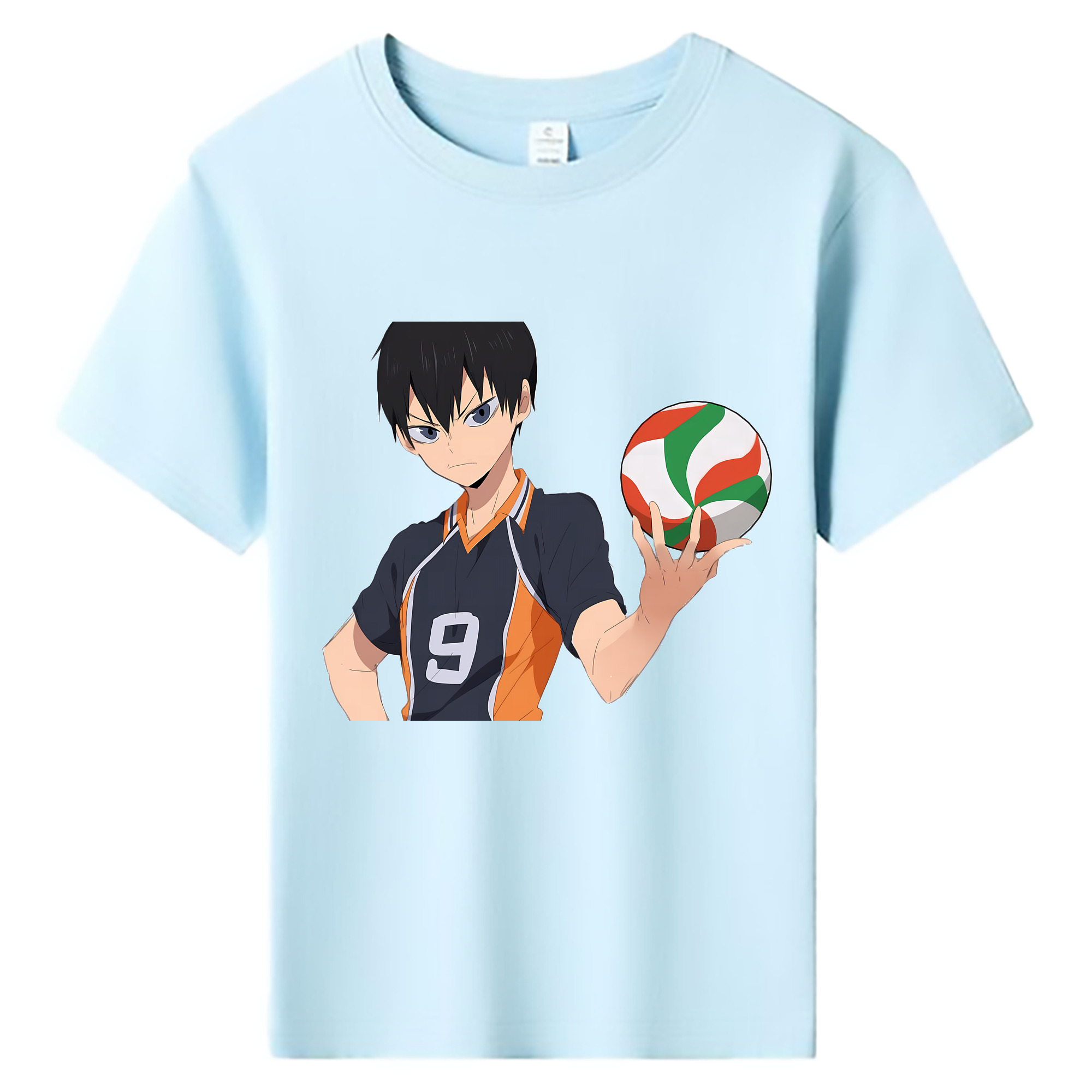 （画像用） ハイキュー!! Haikyu!! 綿100％キッズTシャツ（フロントプリント）